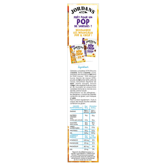 Céréales Chocolat au Lait Country Crisp JORDANS
