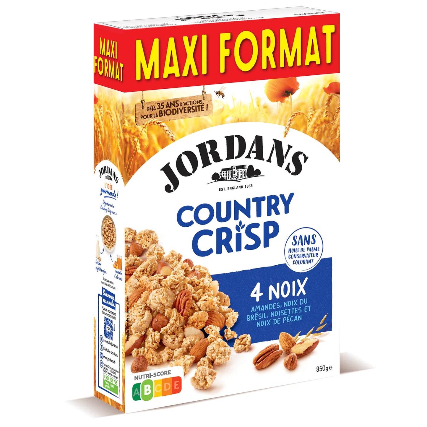 JORDANS Country Crisp Whole Grain & 4 Nuts