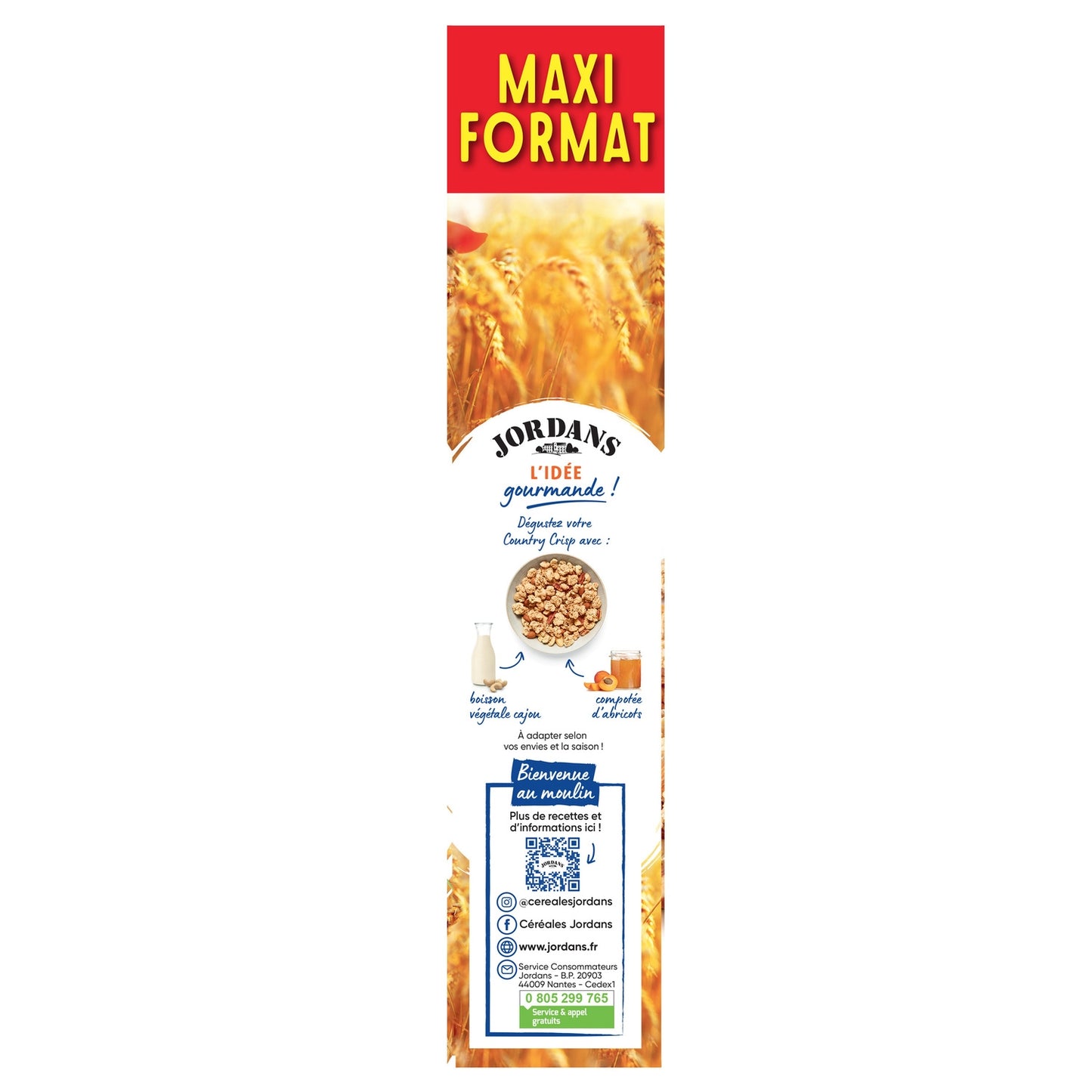 JORDANS Country Crisp Whole Grain & 4 Nuts