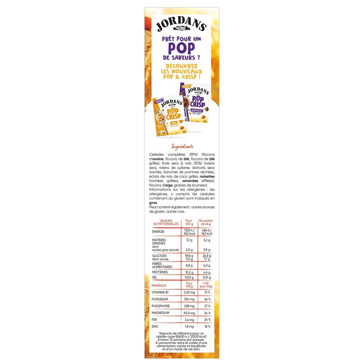 JORDANS Fruit/Nut Muesli Cereal