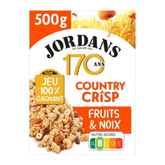Céréales Complètes Fruits Noix Country Crisp JORDANS
