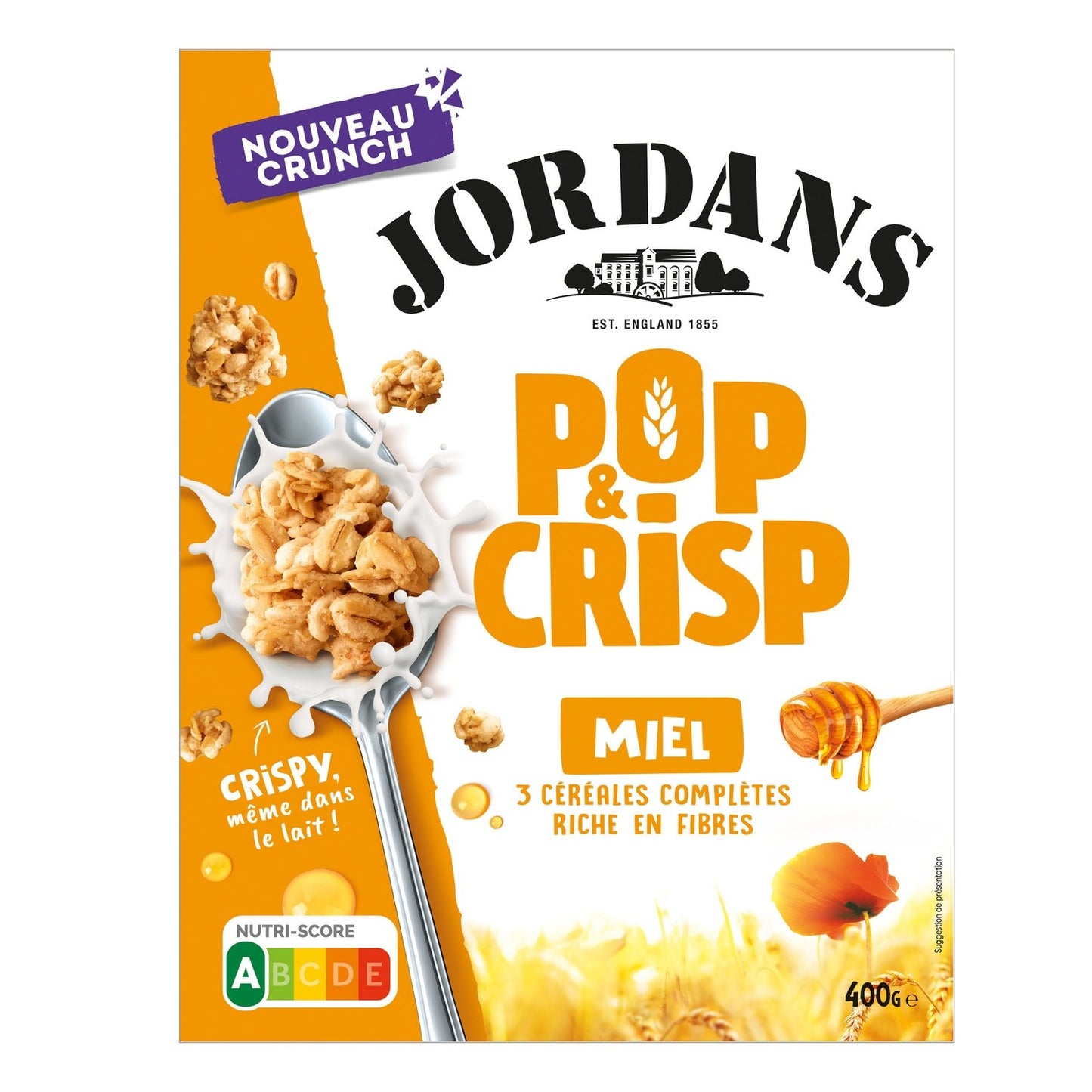 Jordans Honey Pop and Crisp Cereal