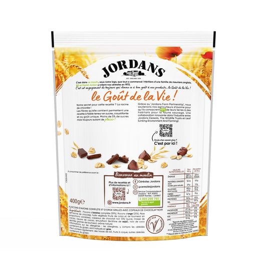 Céréales Granola Chocolat Noir Faible en Sucres JORDANS