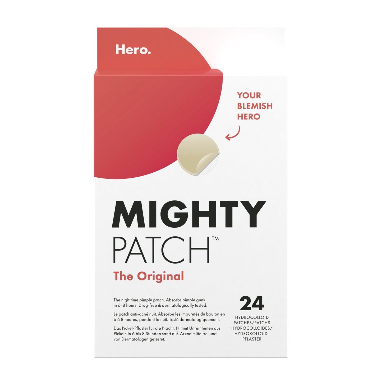 Patch Anti-Acné Nuit HERO la boite de 24 patchs