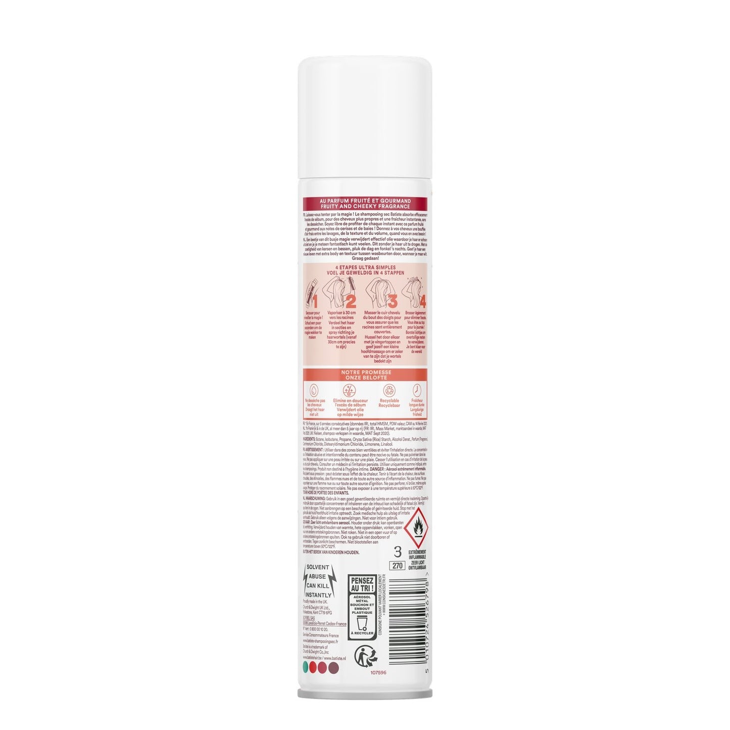 Shampoing Sec Cherry BATISTE