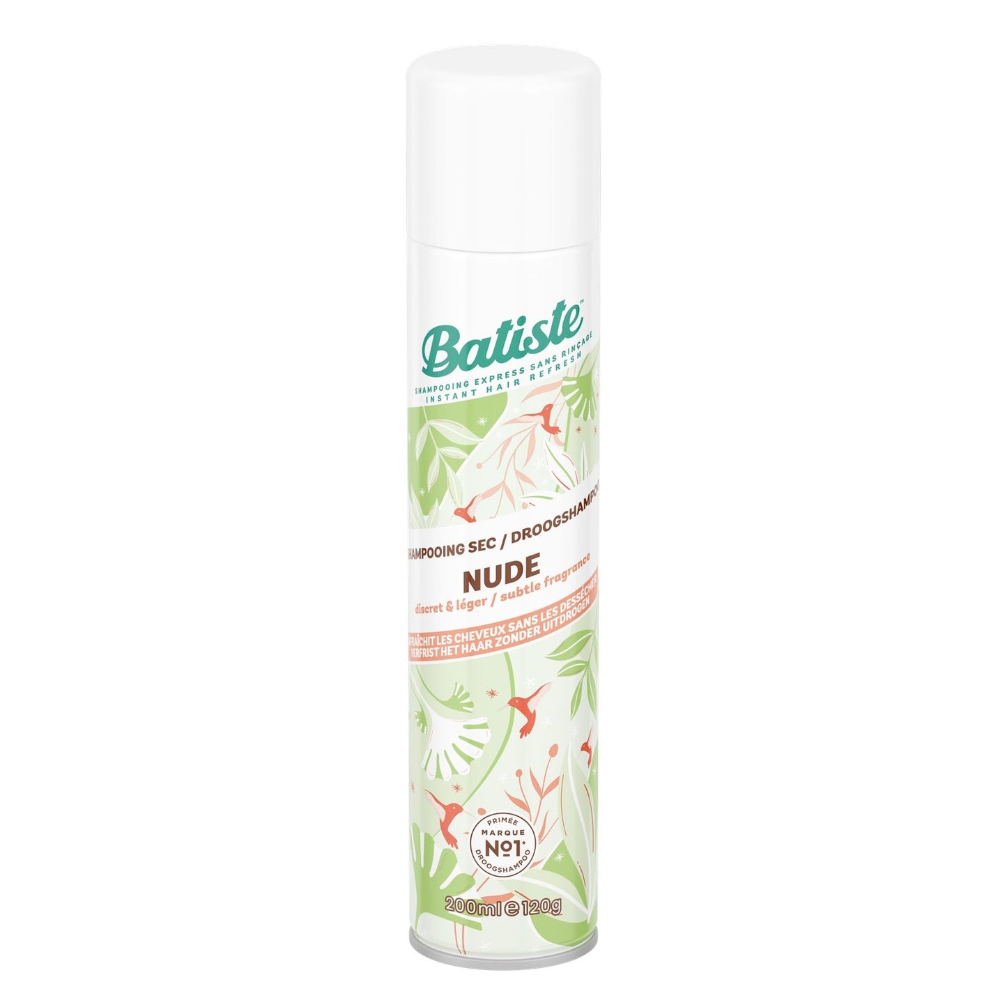 Shampoing Sec Discret et Léger Nude BATISTE la bombe de 200mL