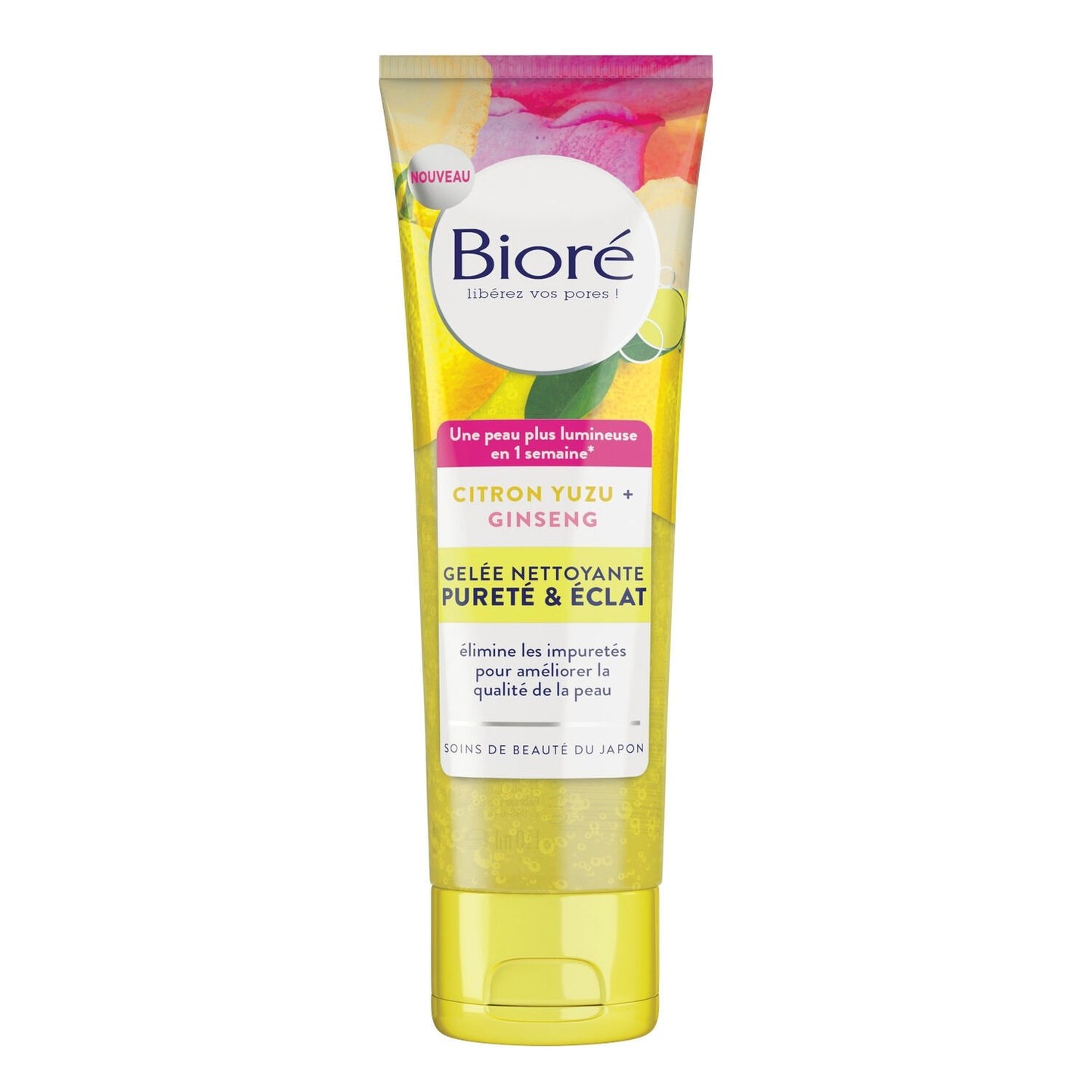 BIORE Purity & Radiance Cleansing Jelly with Yuzu Lemon + Ginseng