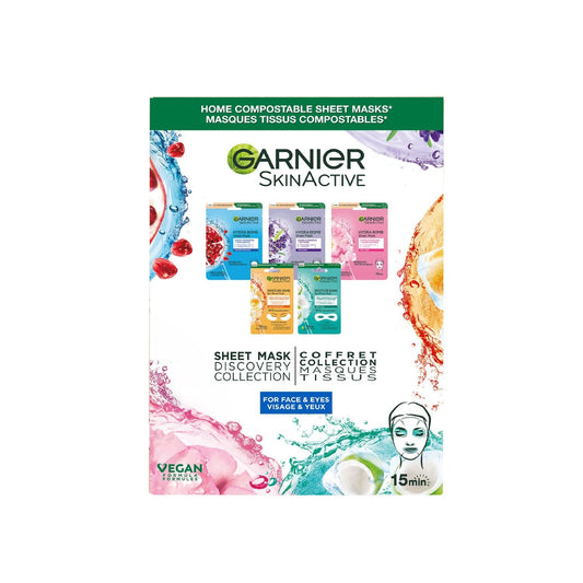 GARNIER Face and Eye Tissue Mask Discovery Set