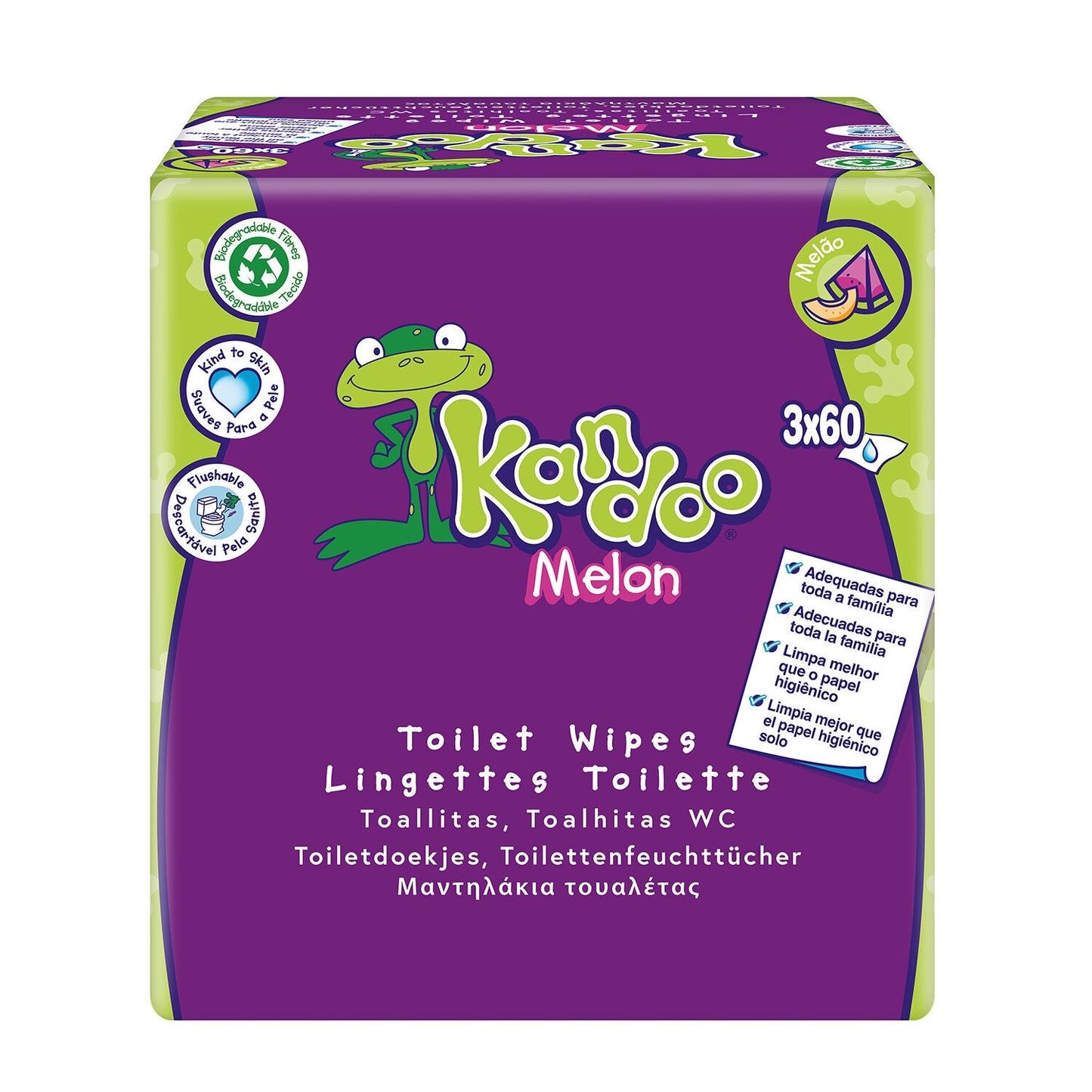 Lingettes Bébé Nettoyantes Intime Melon KANDOO