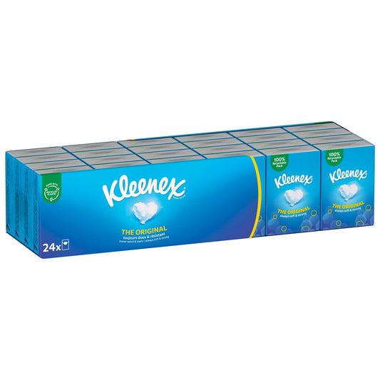 Weiche und starke recycelbare Taschentücher von KLEENEX