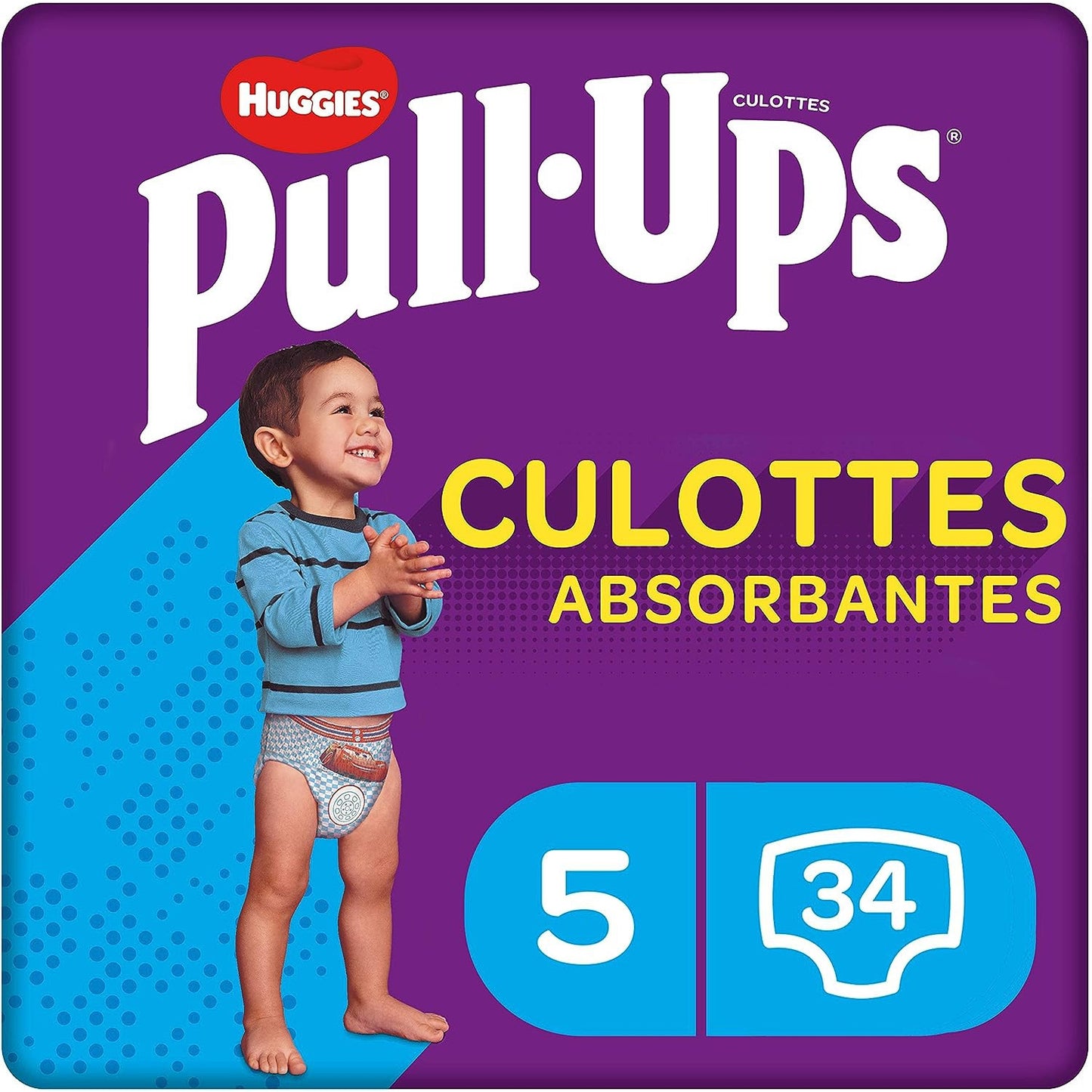 Couches Bébé Garçon 1 3 Ans : 12 17kg Pull-Ups HUGGIES