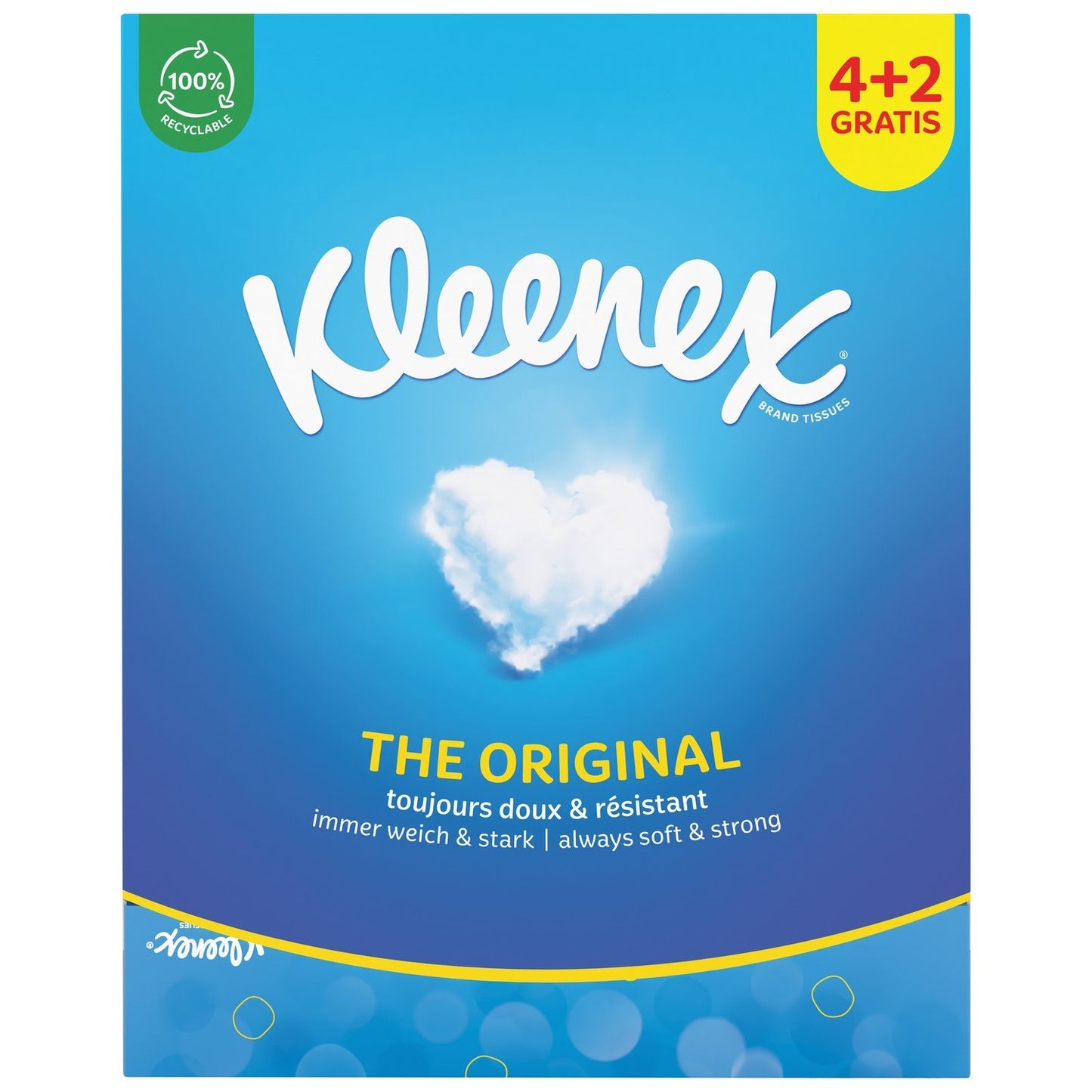 Mouchoirs Doux et Resistant KLEENEX le lot de 4+2