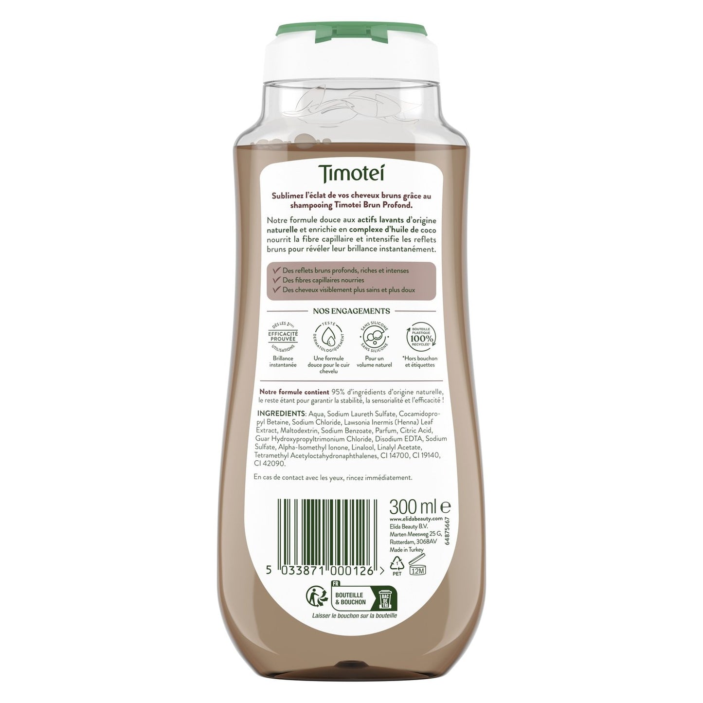 TIMOTEI Deep Brown Shampoo