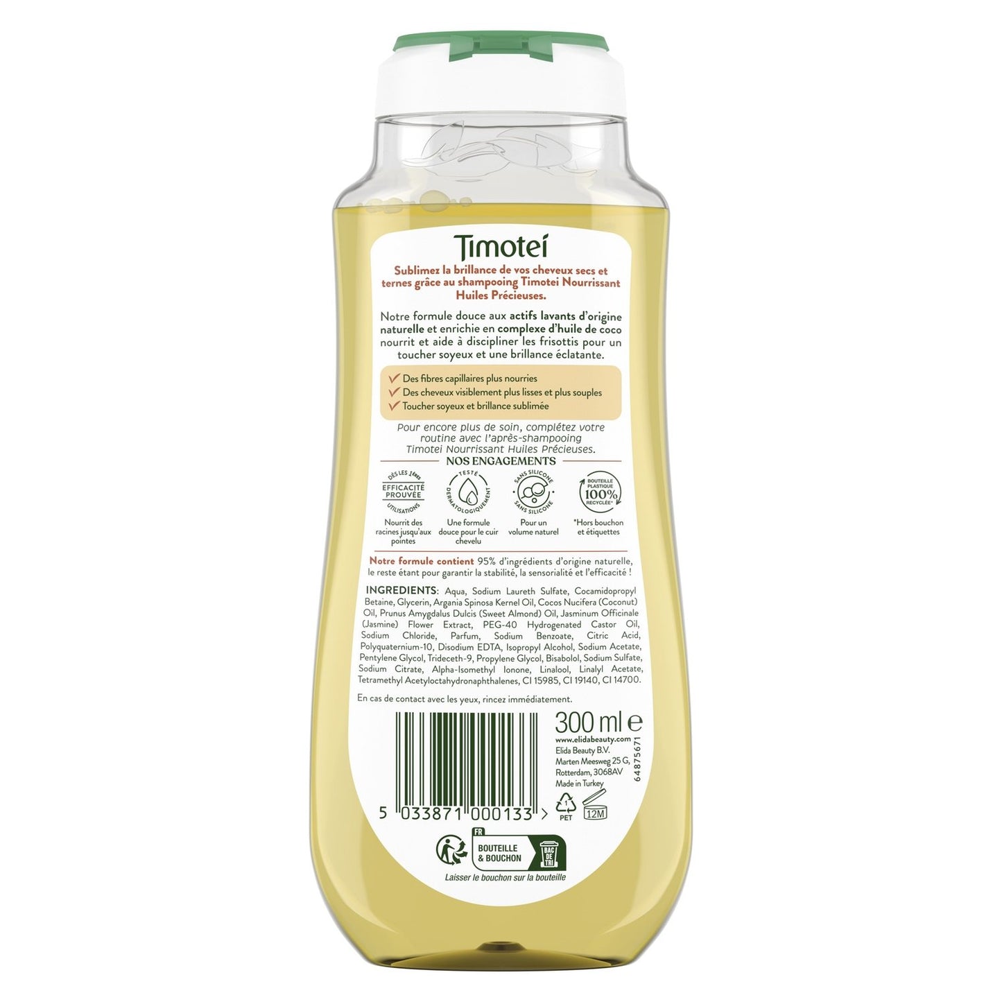 TIMOTEI Pflegeshampoo mit wertvollen Ölen