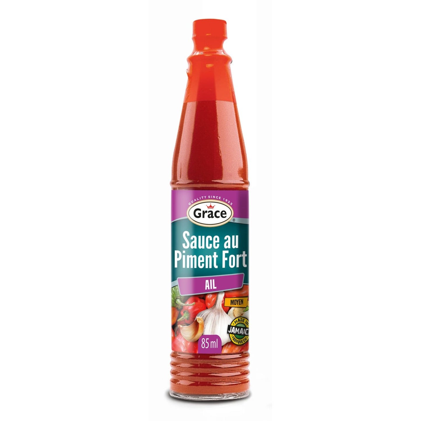 Sauce au Piment Fort et Ail GRACE la bouteille de 85mL