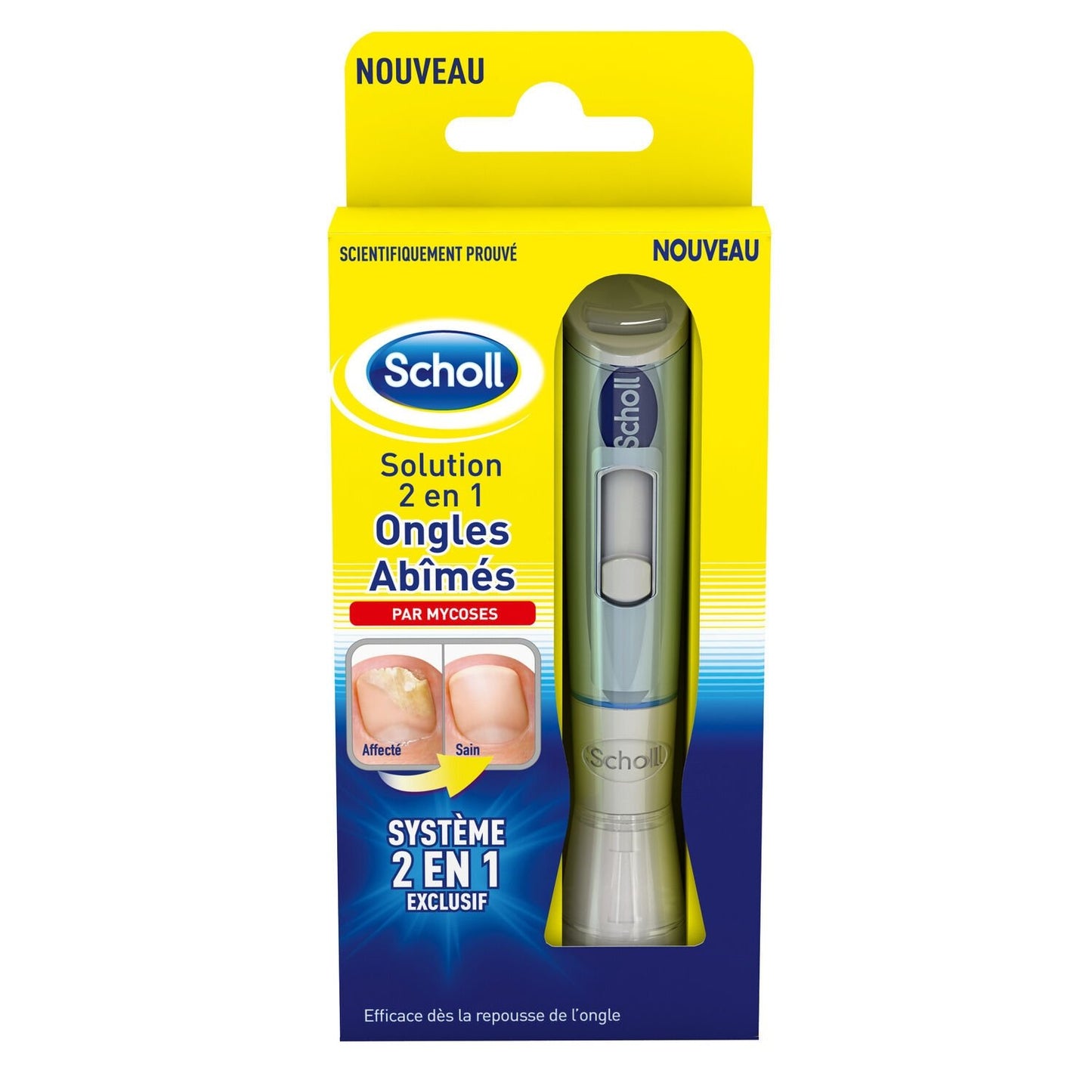 SCHOLL 2 in 1 Behandlung für durch Pilz geschädigte Nägel