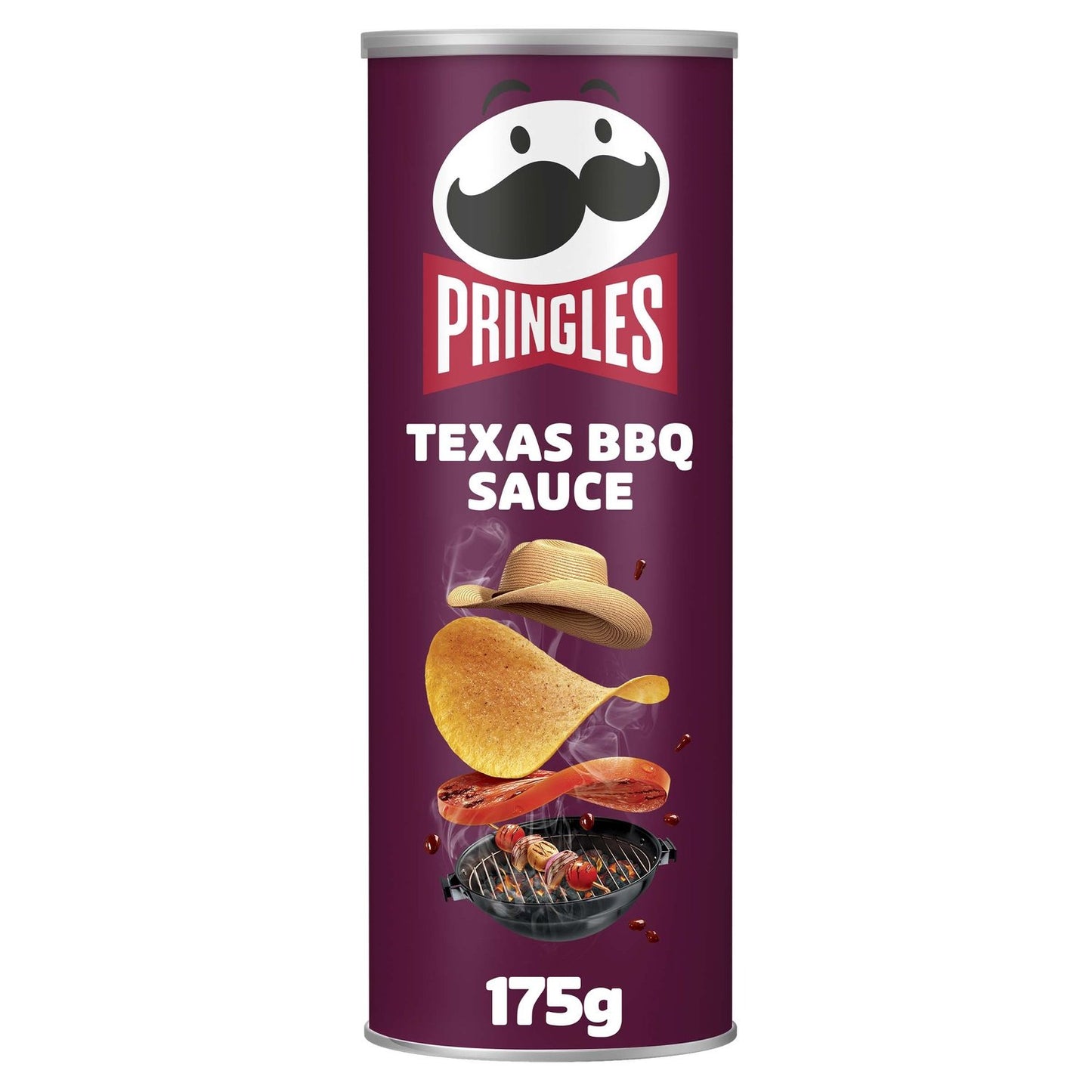 Chips Tuiles Barbecue Texas PRINGLES la boîte de 175g