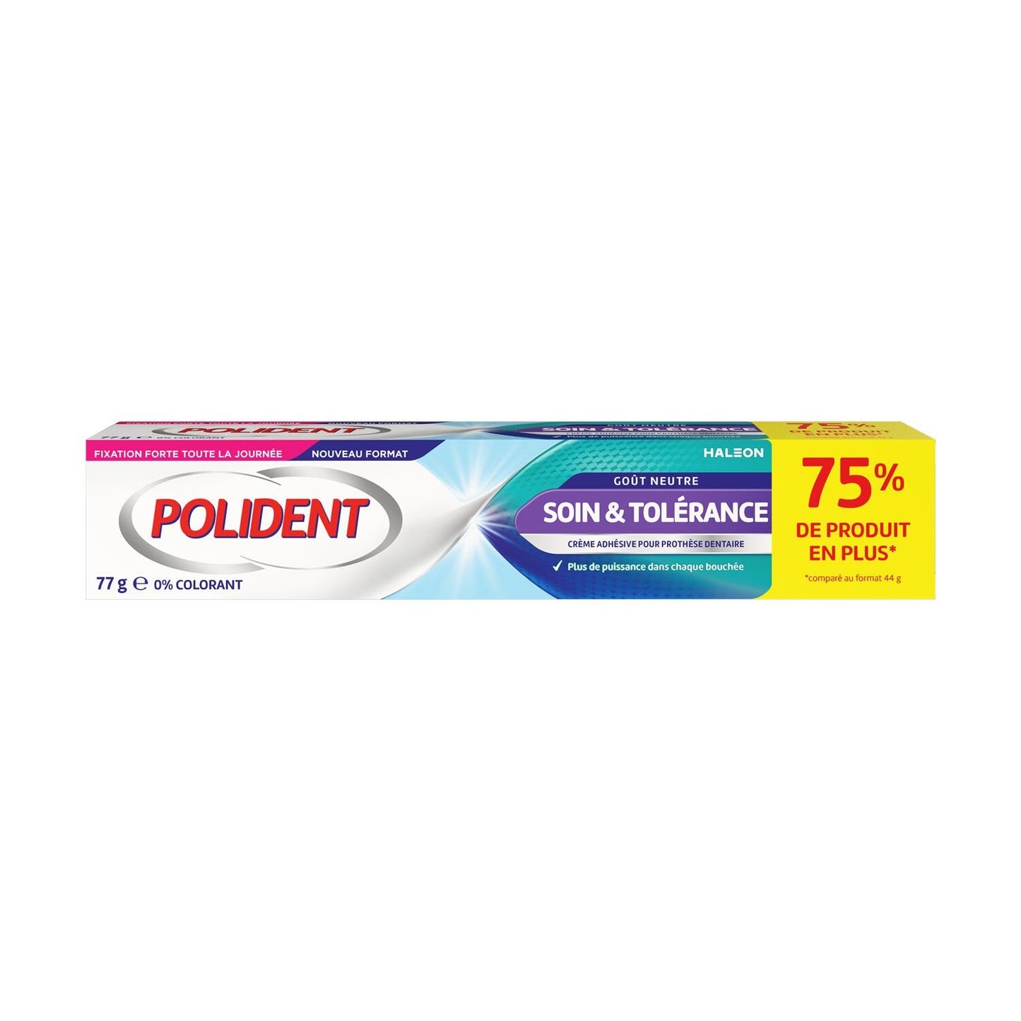 Crème Fixative pour Appareil Dentaire Neutre POLIDENT le tube de 77g