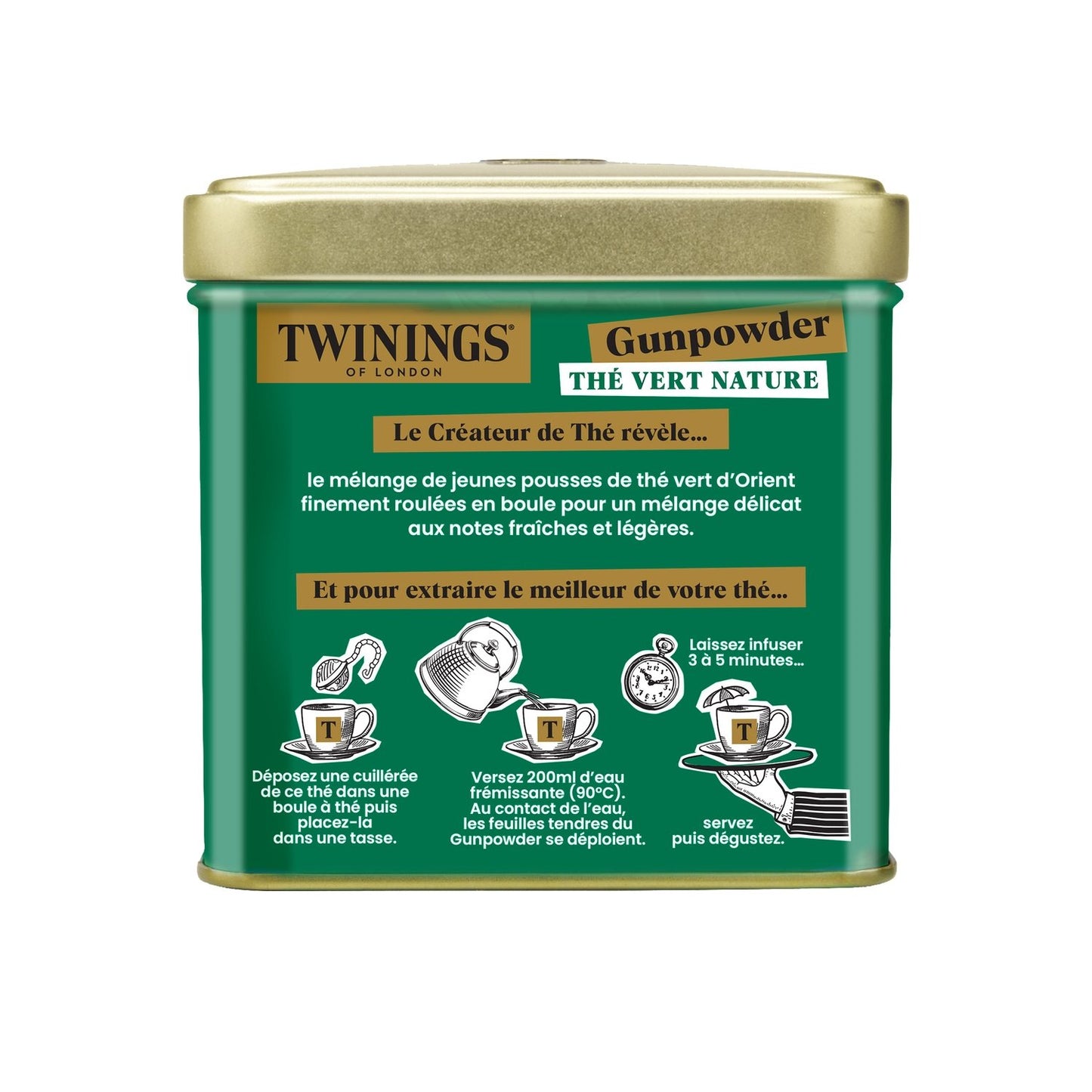 TWININGS Gunpowder Nature Green Tea