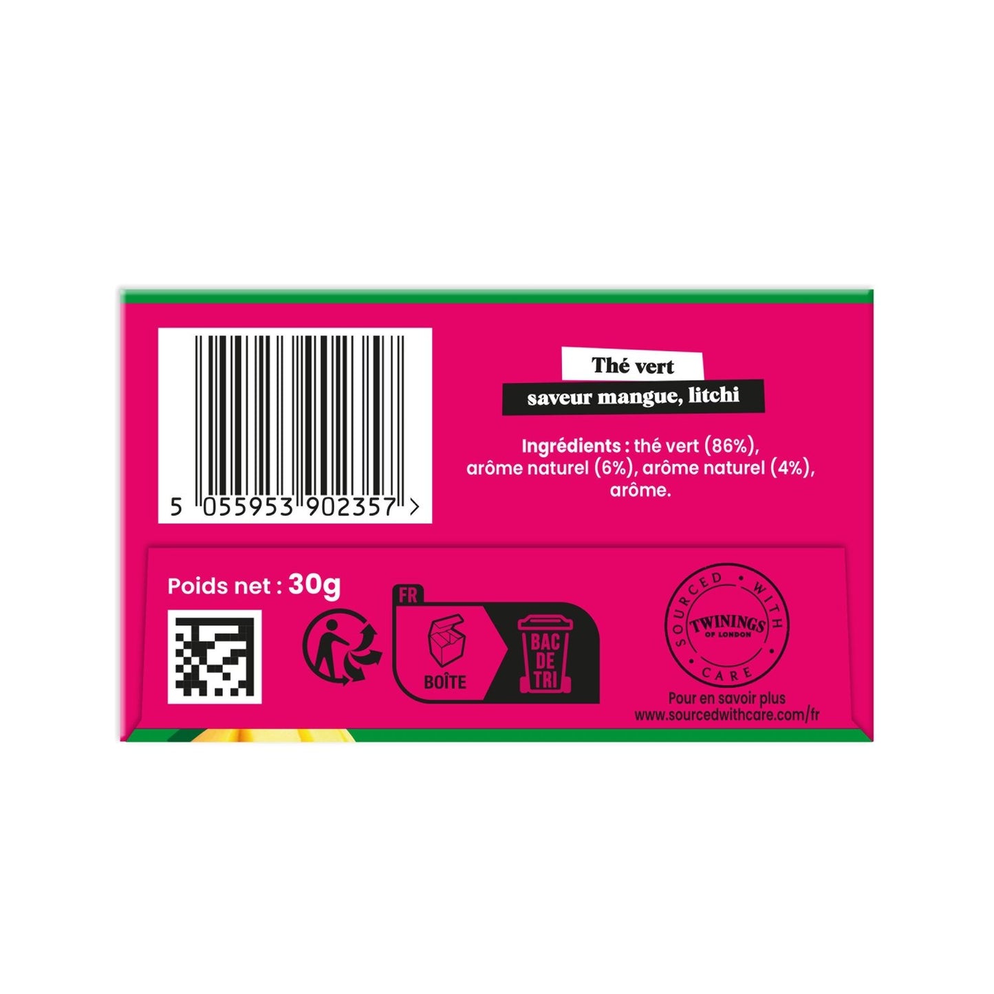 TWININGS Mango Lychee Green Tea