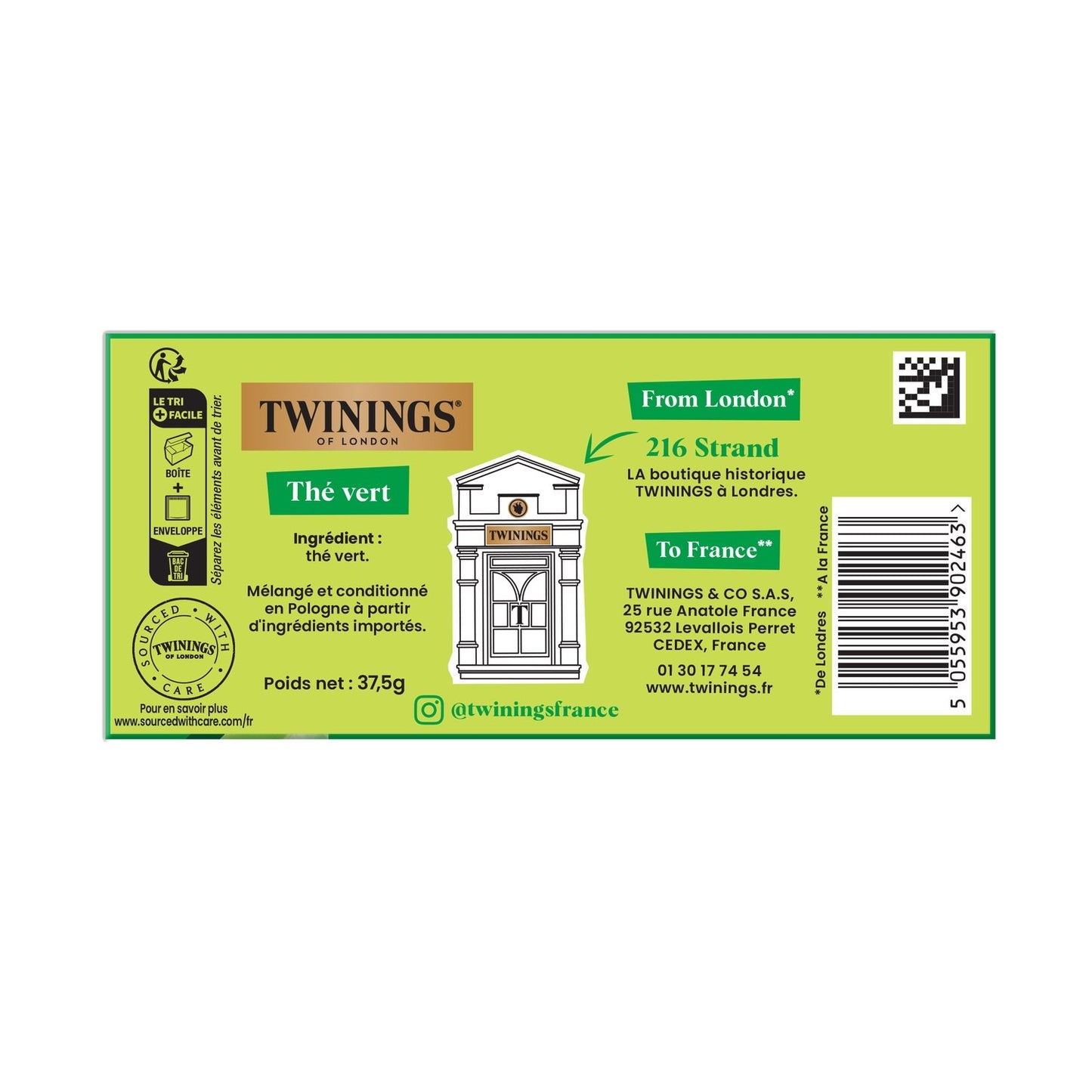 Thé Vert Simplement Pur TWININGS
