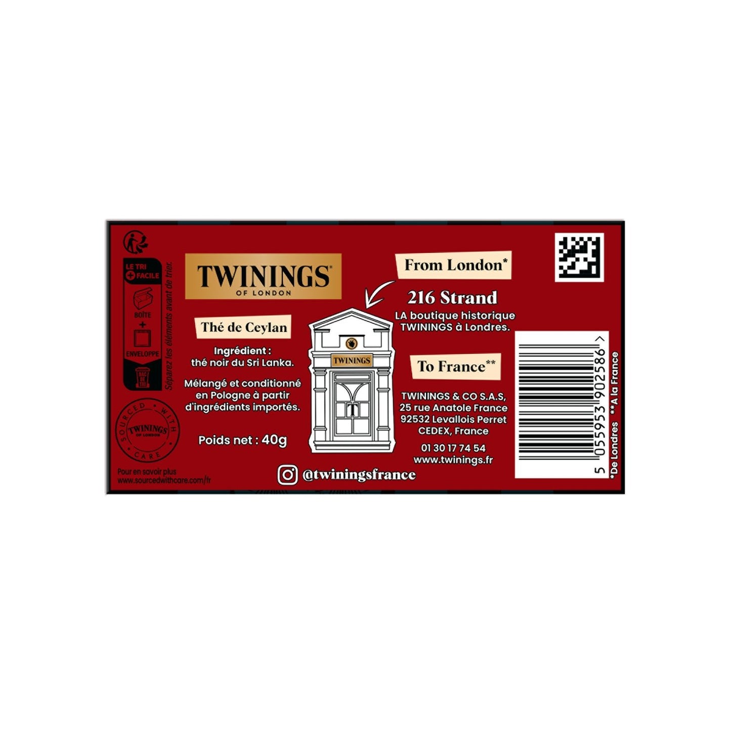 Ceyland Scotland TWININGS Black Tea