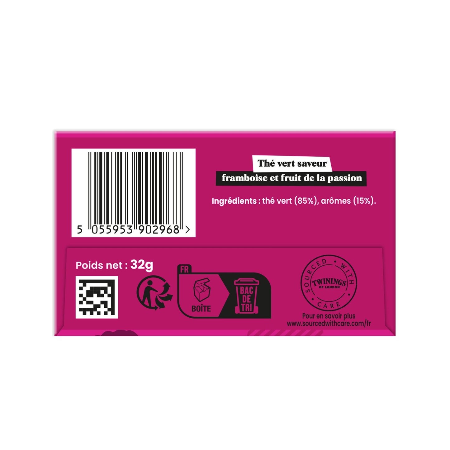 TWININGS Raspberry Passion Green Tea