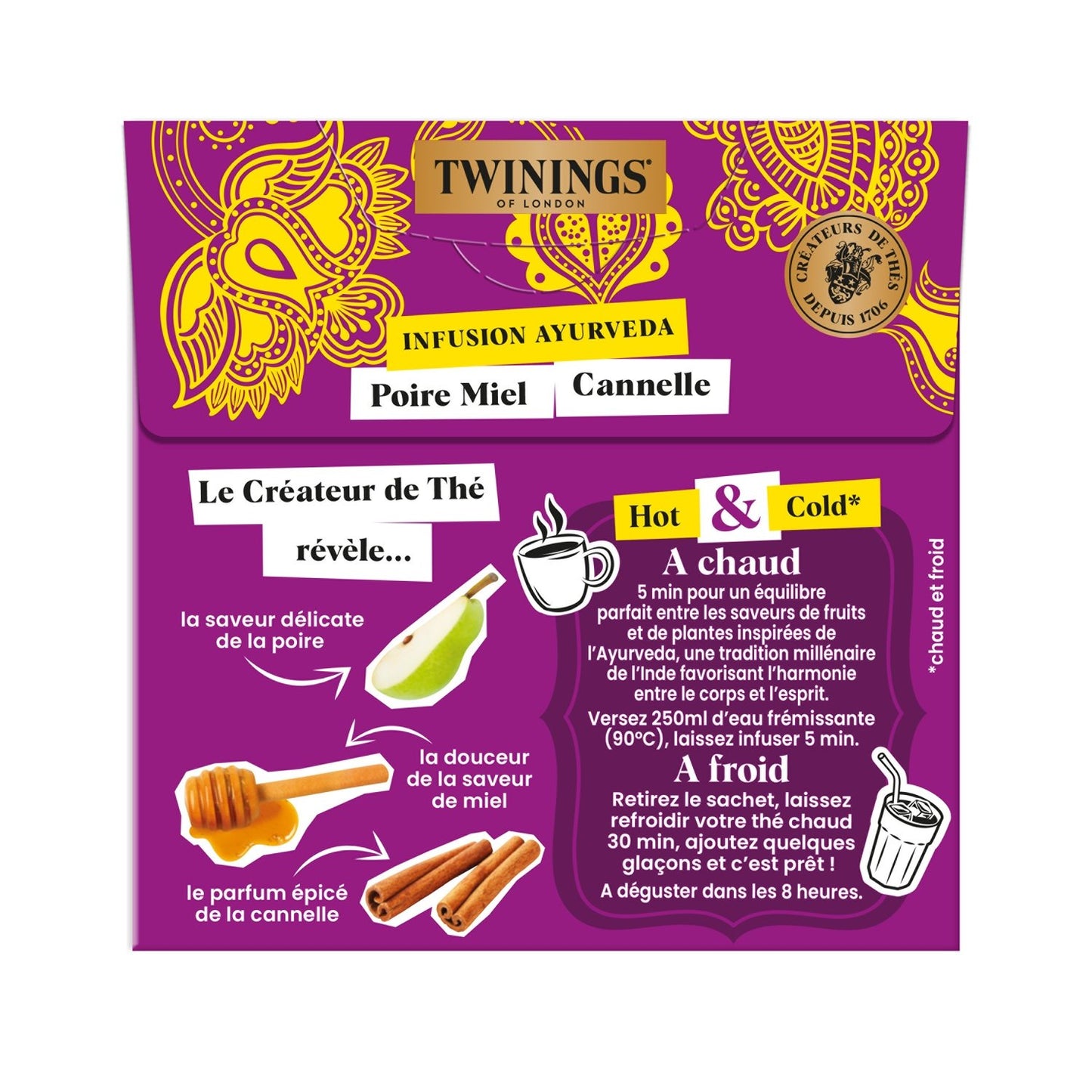 Ayurveda Pear Honey Cinnamon Infusion TWININGS