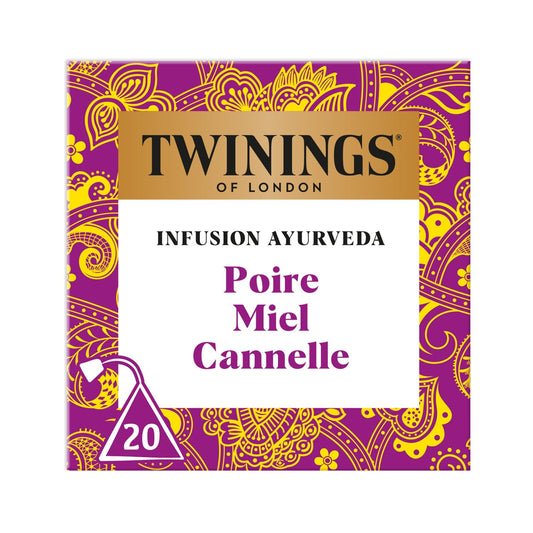Infusion Ayurveda Poire Miel Cannelle TWININGS