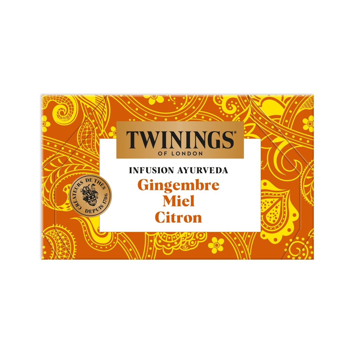 Infusion Gingembre Miel Citron Ayurveda TWININGS