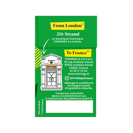 Thé Vert Citron Vert Gingembre TWININGS