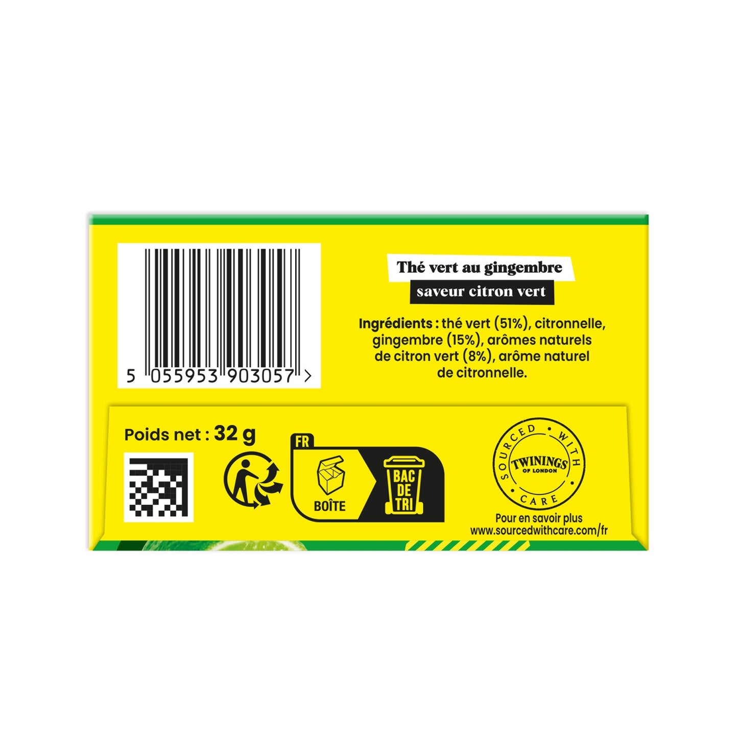 Green Tea Lime Ginger TWININGS