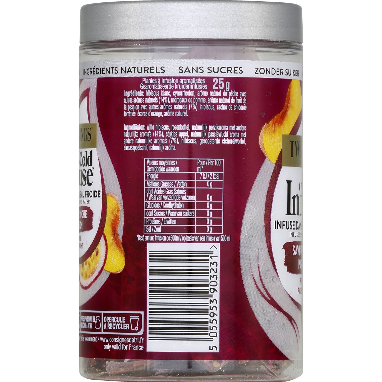 TWININGS Sugar-Free Peach and Passion Fruit Cold Brew