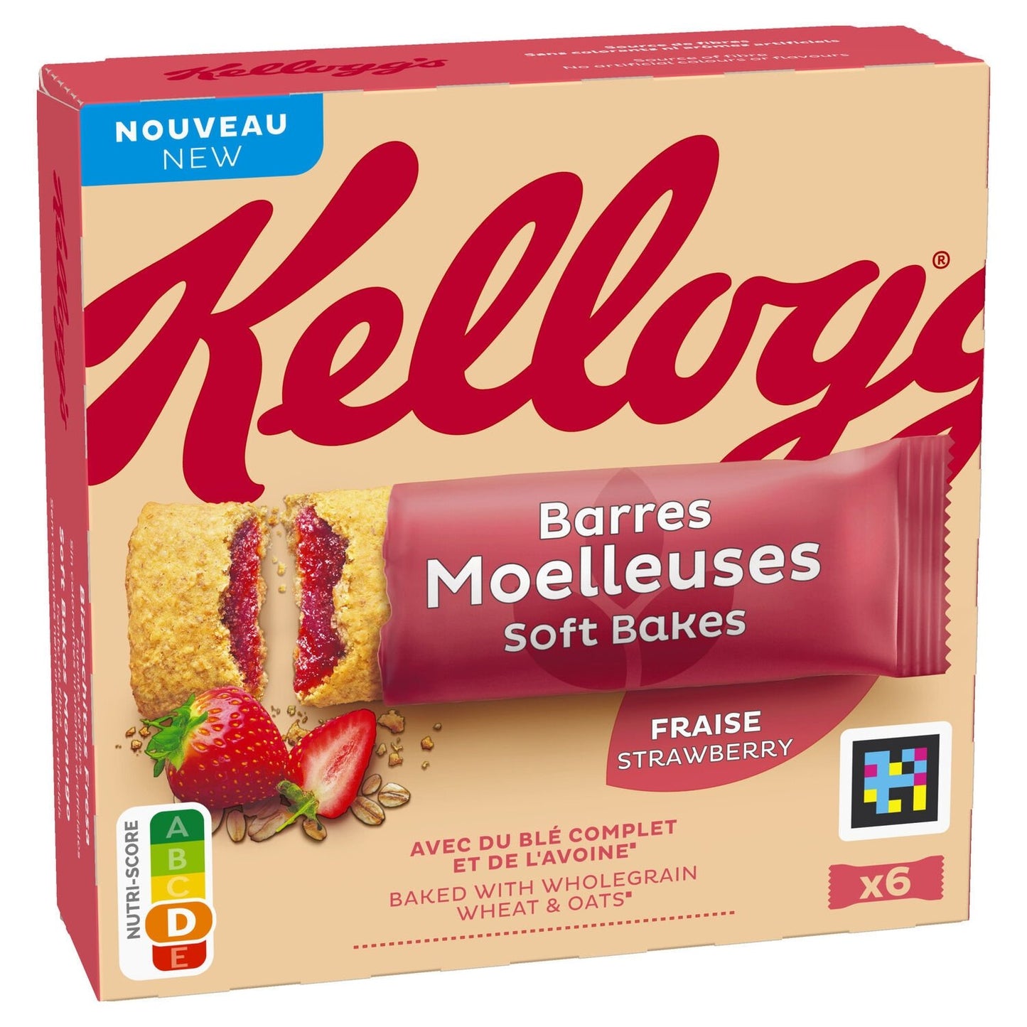 KELLOGG'S Soft Strawberry Cereal Bars