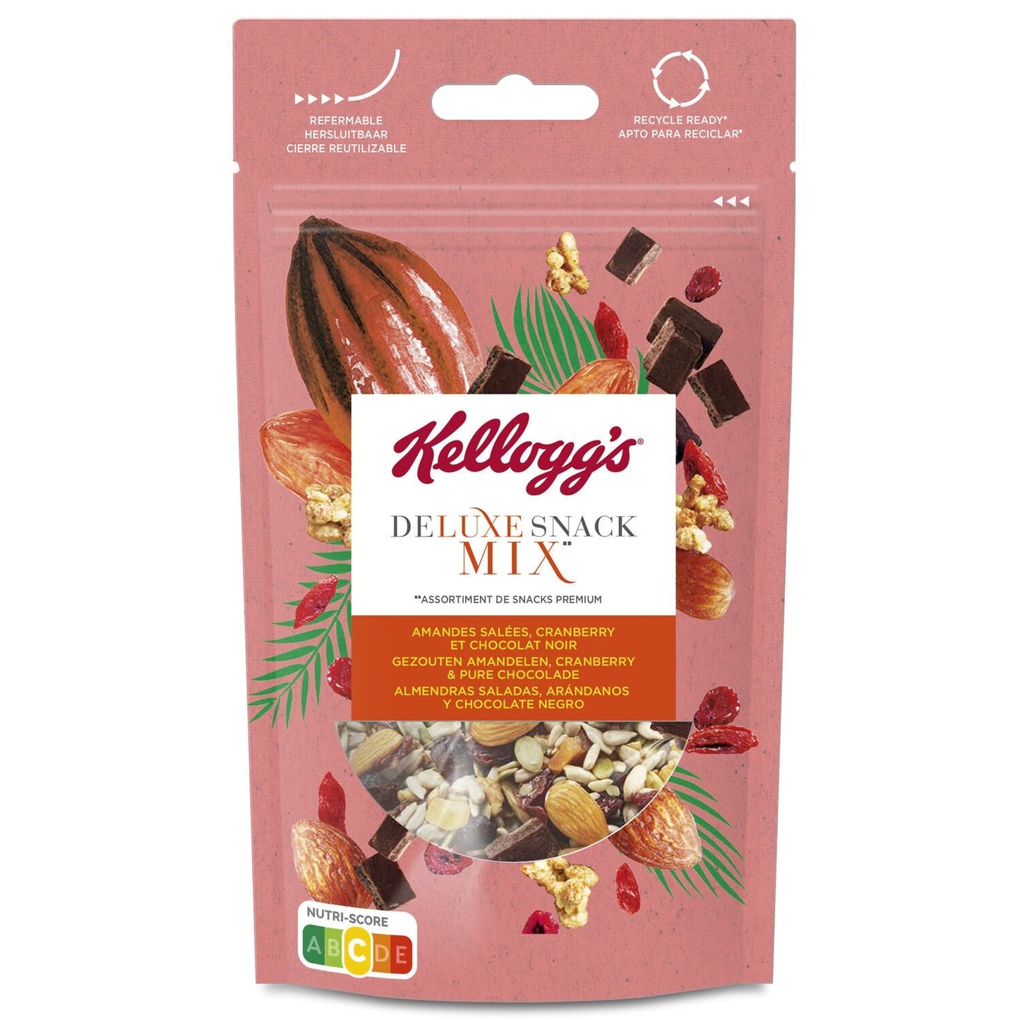 Mélange Fruits Secs Amandes Cranberry Chocolat Noir KELLOGG'S