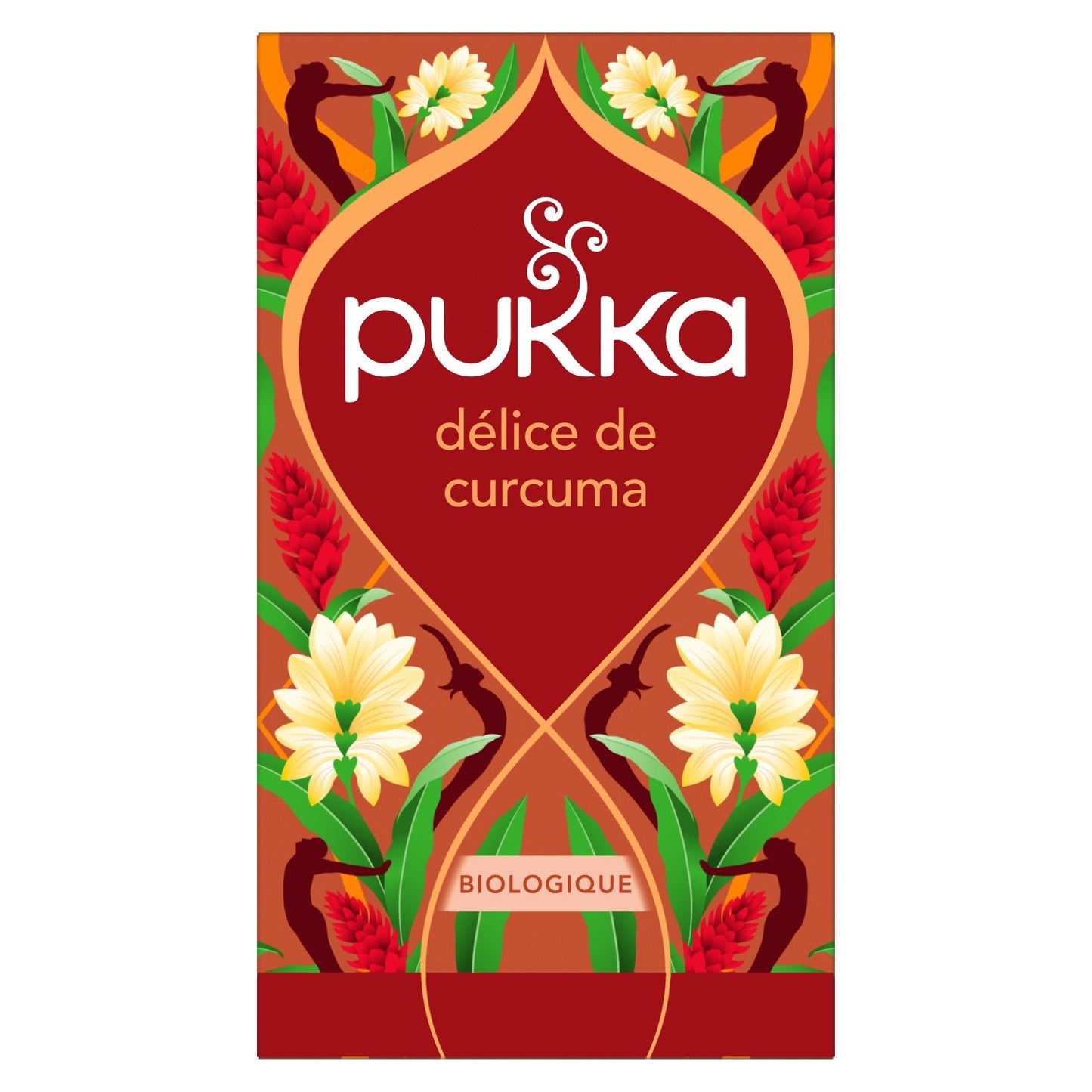 Infusion Curcuma Bio PUKKA la boite de 20 sachets