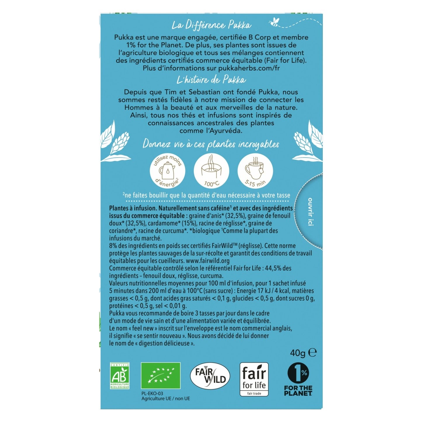 Infusion Digestion Bio PUKKA