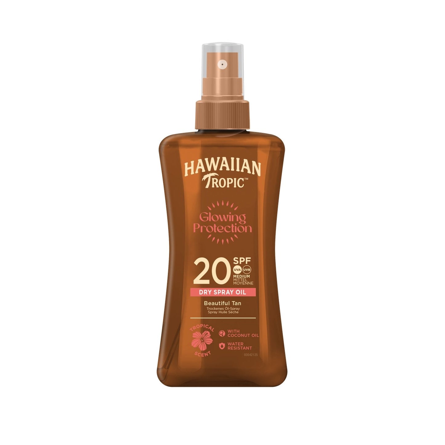 Huile Solaire Corps Spf 20 Protection et Hydratante Parfum Tropical HAWAIIAN TROPIC le flacon de 200 ml
