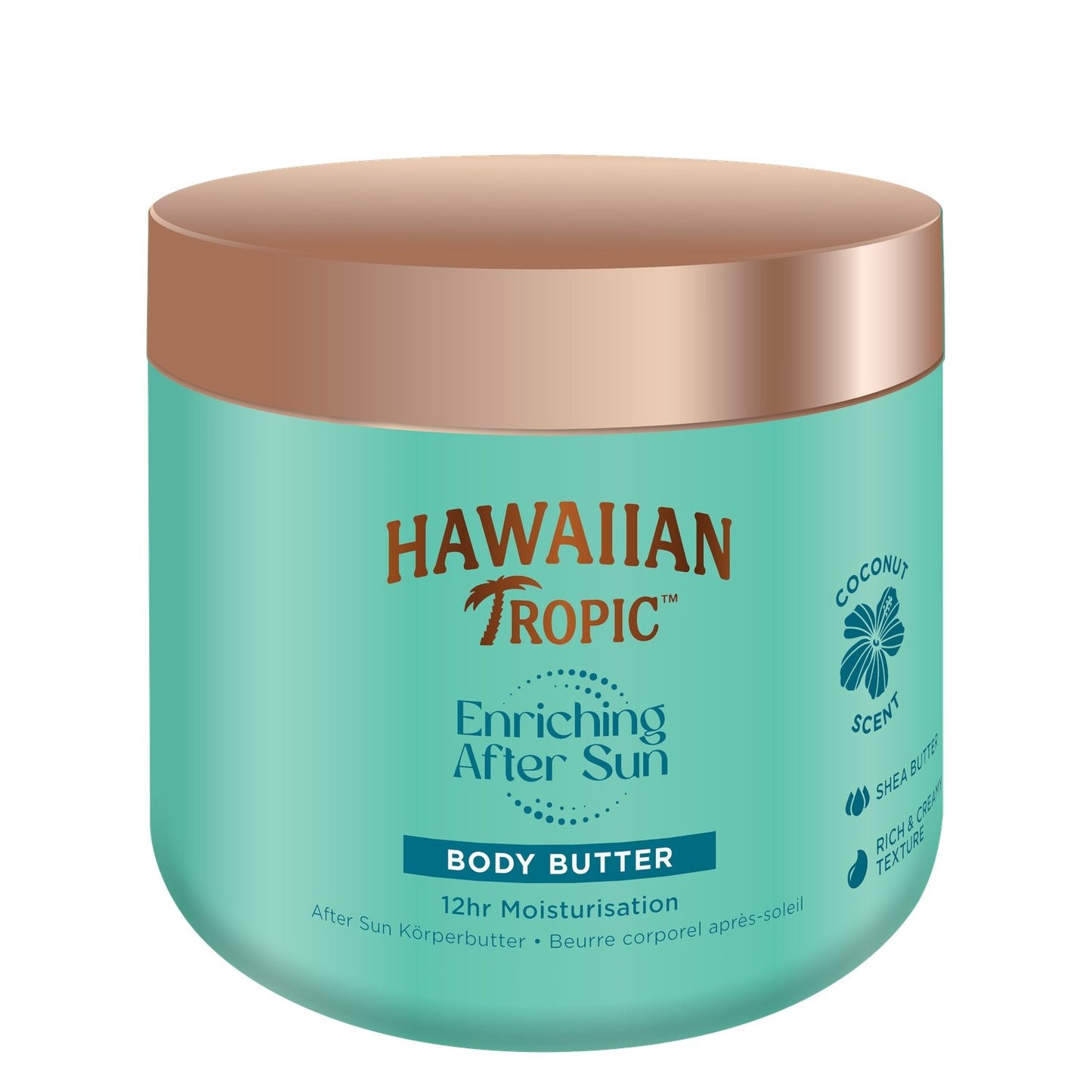 Après-Soleil Beurre Corps Hydratant Noix de Coco HAWAIIAN TROPIC le pot de 250mL