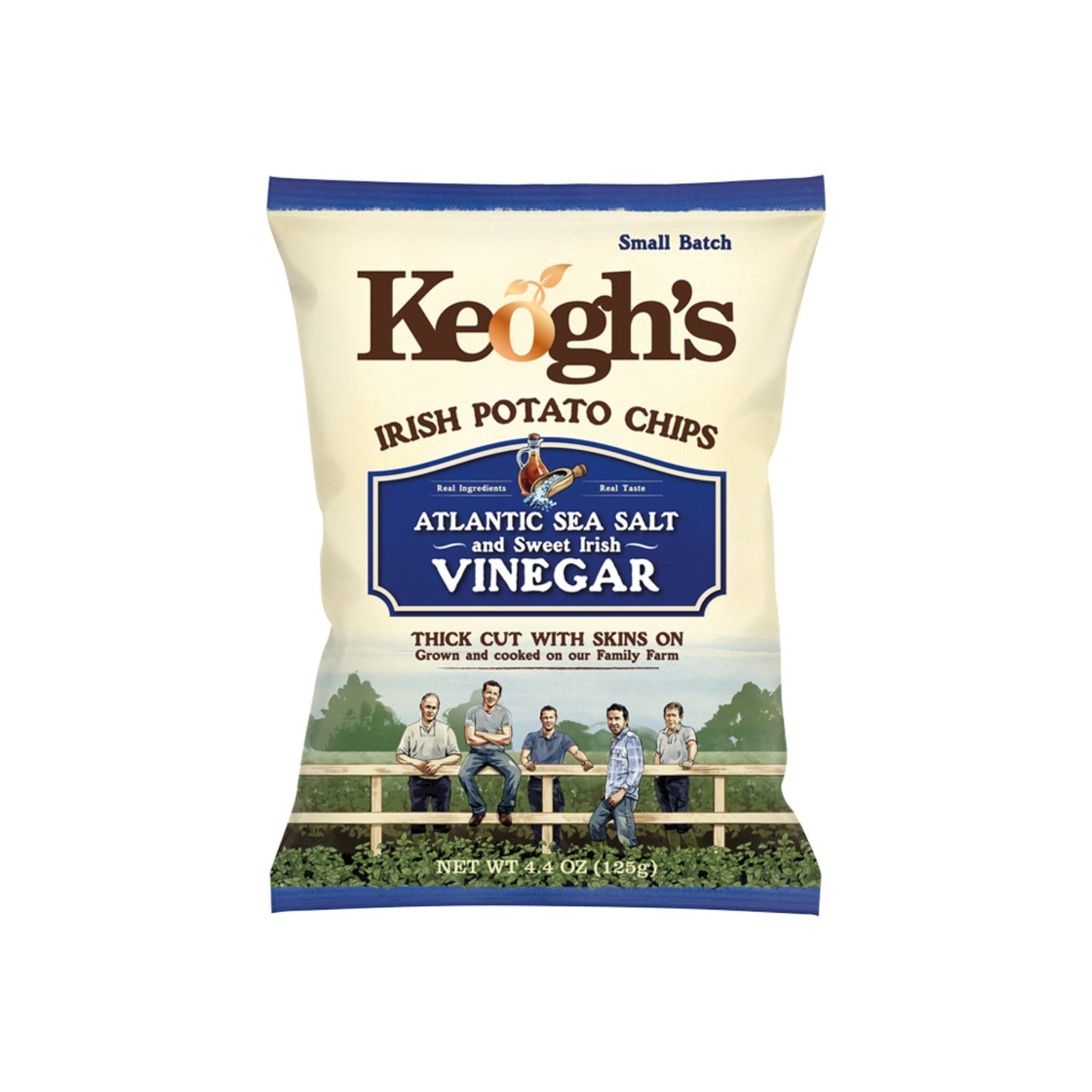 Chips au Sel et Vinaigre KEOGH'S le paquet de 125g