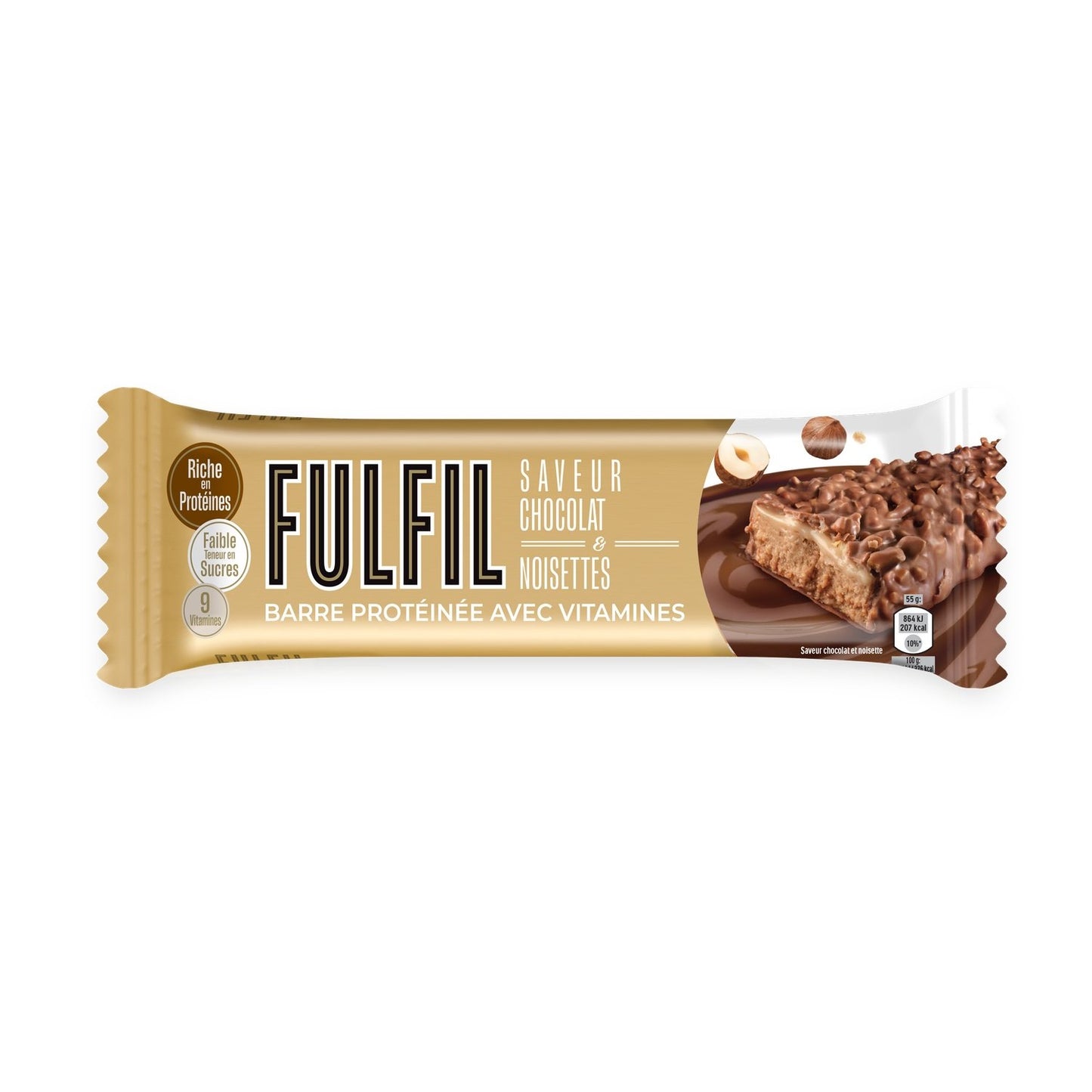 FULFIL Protein Bar with Vitamins Chocolate Hazelnut