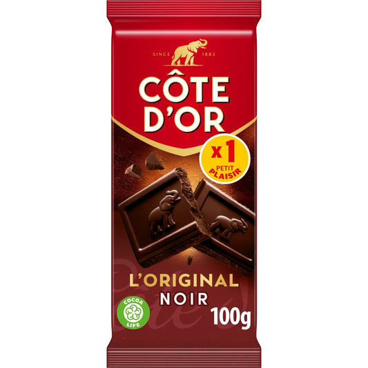Tablette de Chocolat Noir l'Original COTE D'OR