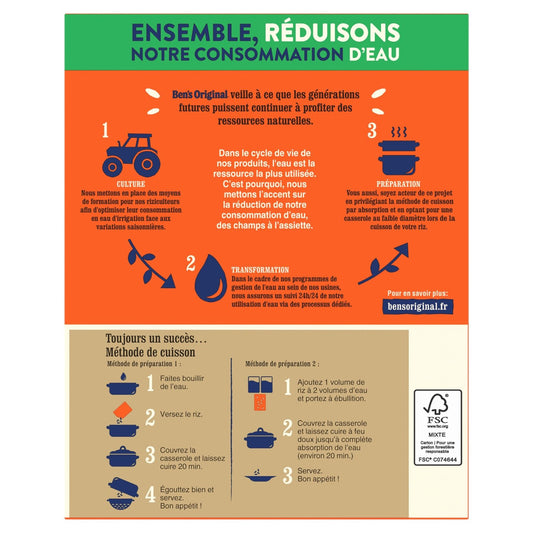Riz Long Grain 20 Min BEN'S ORIGINAL