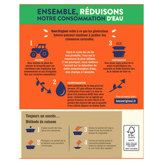 Riz Long Incollable 10min BEN'S ORIGINAL