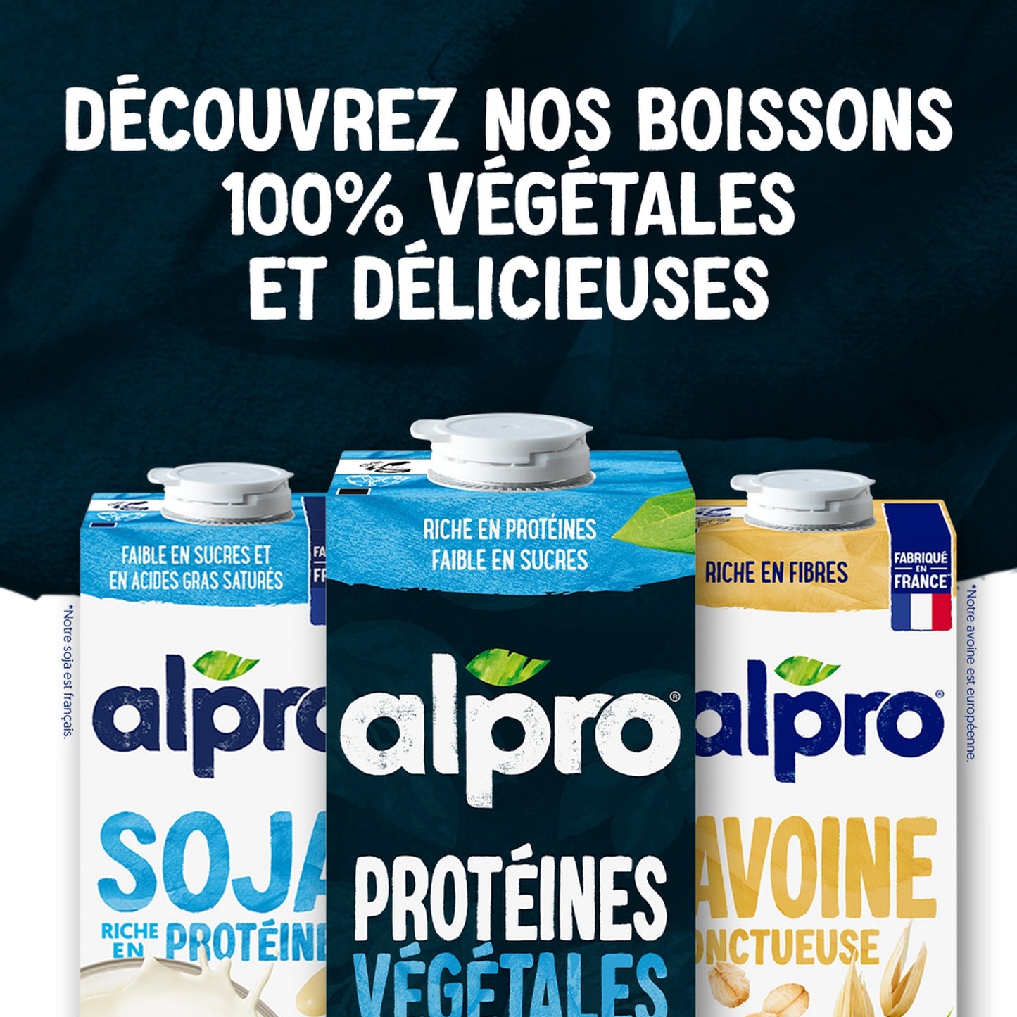 Boisson Végétale Soja Protéinée Nature ALPRO