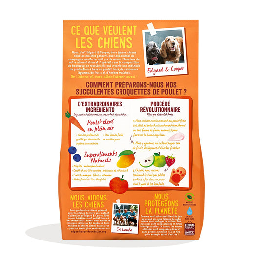Edgar & Cooper Getreidefreies, saftiges Hühnchen-Hundefutter für ausgewachsene Hunde
