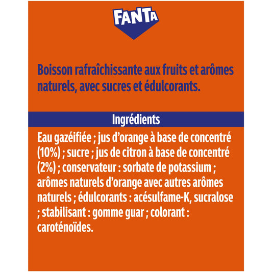 Soda Orange aux Arômes Naturels FANTA