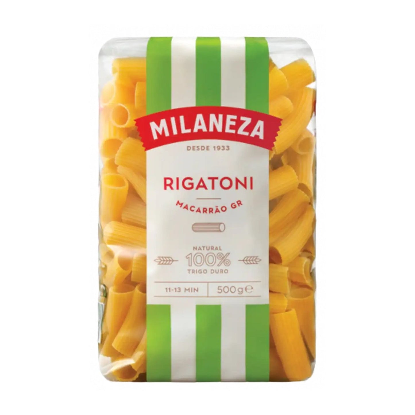Pâtes Macarrao Rigatoni MILANEZA le paquet de 500g