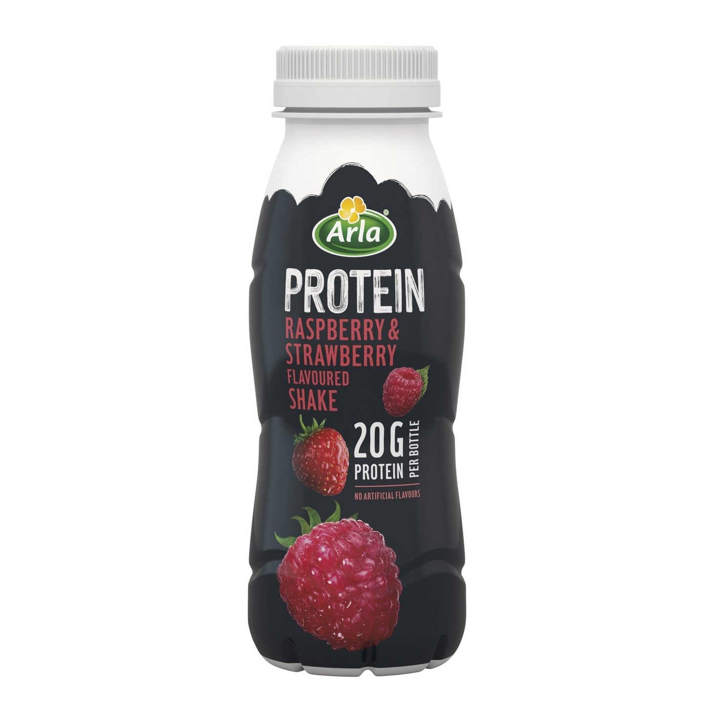 Boisson Lactée Milkshake à la Framboise et à la Fraise ARLA PROTEIN la bouteille de 225mL