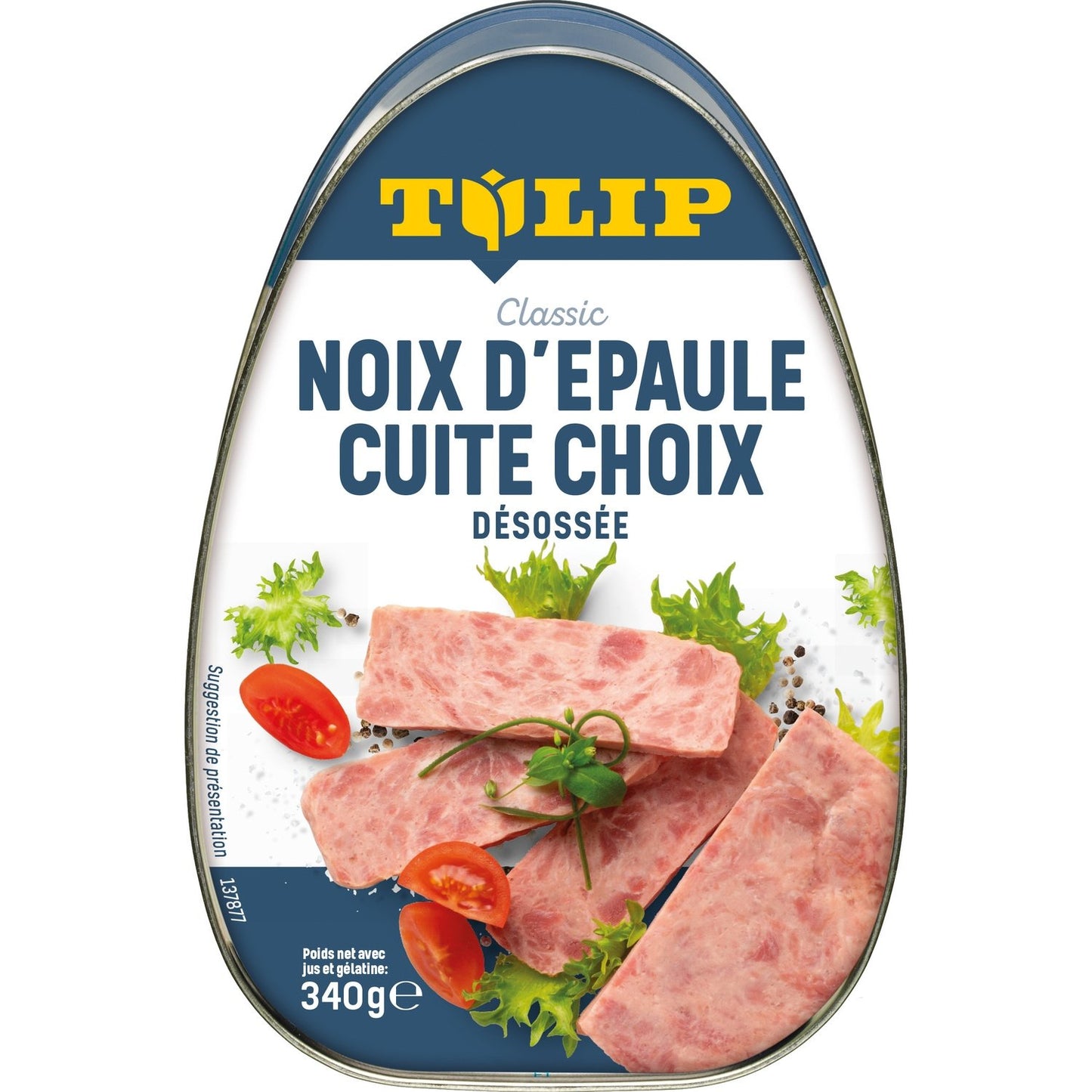 Pâté Noix d'Épaule Cuite Choix Désossée TULIP la boite de 340 g
